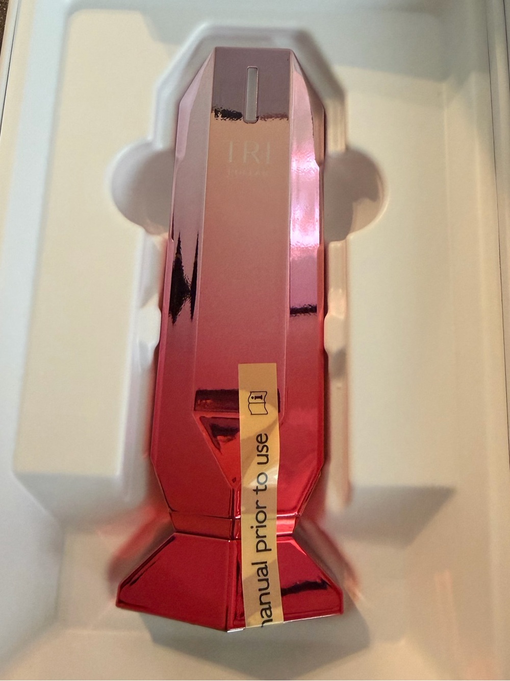 Pink Gradient Facial Device for Home Skincare